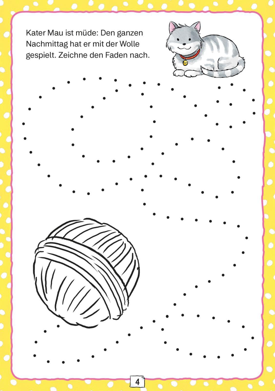 Beispielinhalt (Bild) Conni Gelbe Reihe (Beschäftigungsbuch): Erste Schwungübungen für Kita- und Vorschulkinder