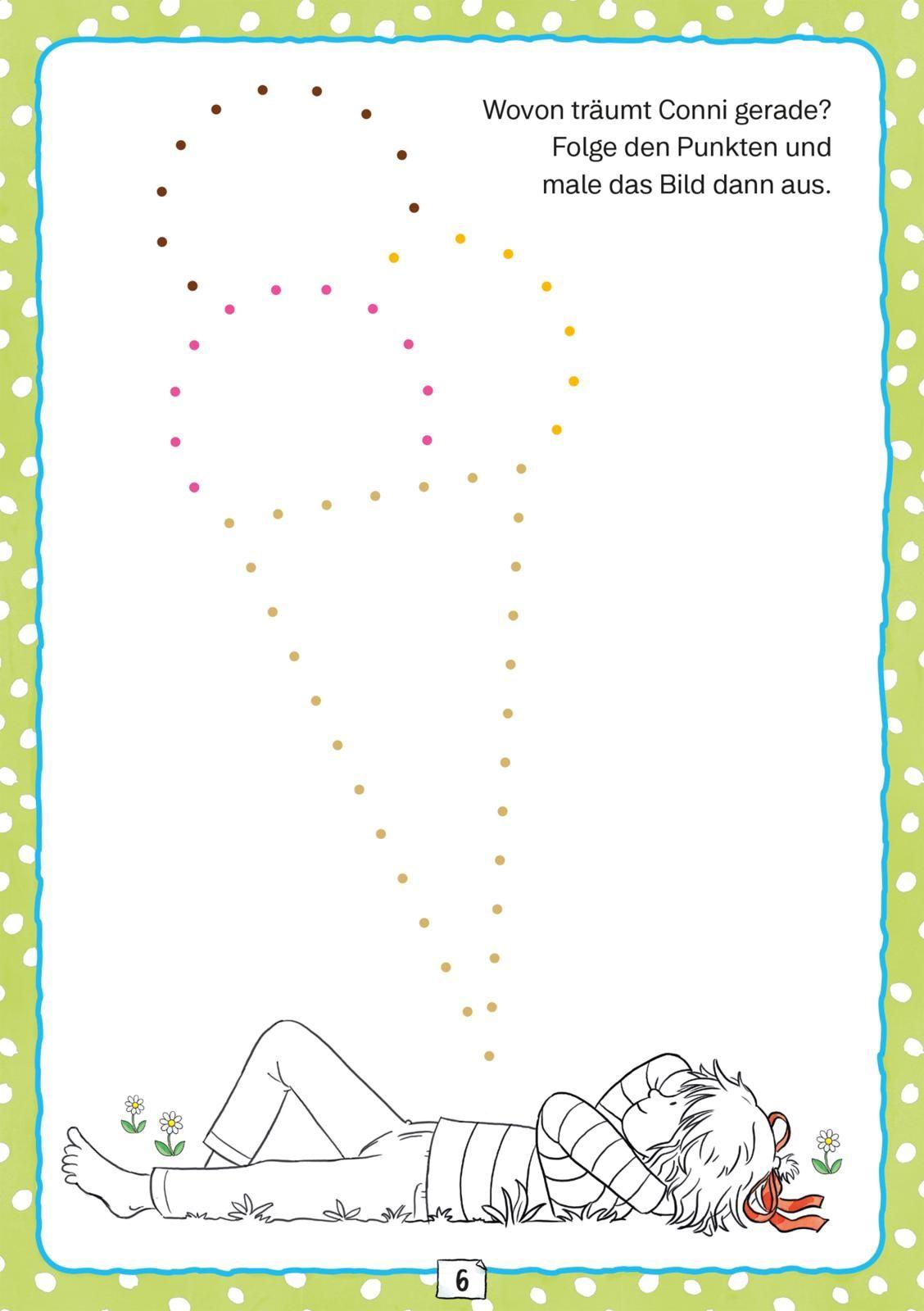 Beispielinhalt (Bild) Conni Gelbe Reihe (Beschäftigungsbuch): Erste Schwungübungen für Kita- und Vorschulkinder