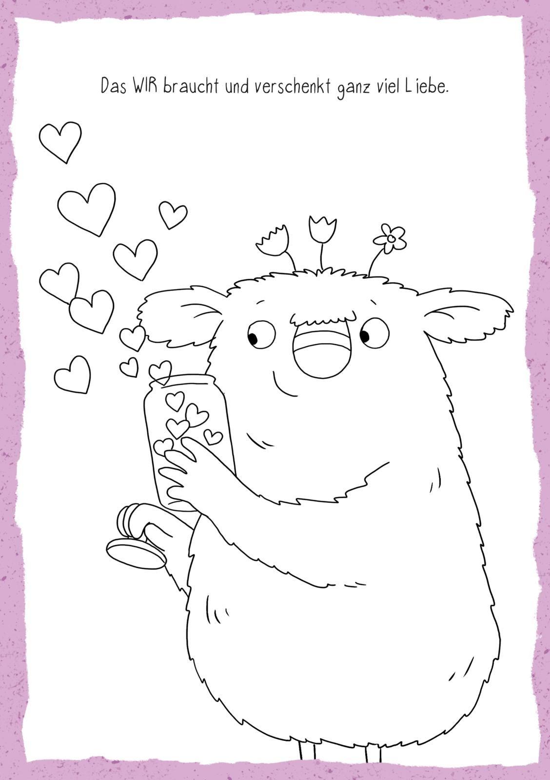 Beispielinhalt (Bild) Das kleine WIR: Malblock