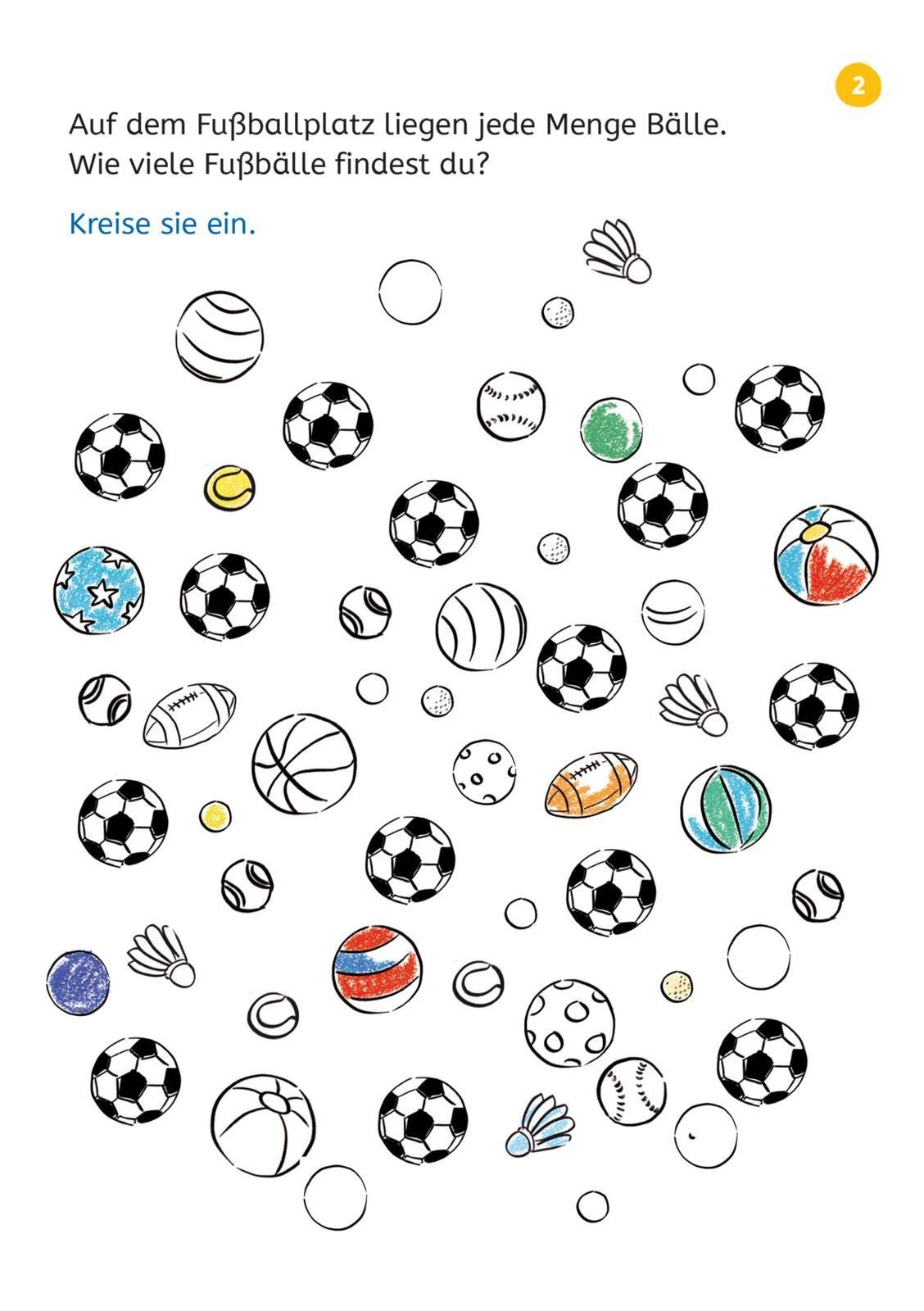 Beispielinhalt (Bild) Mein supercooler Fußballblock