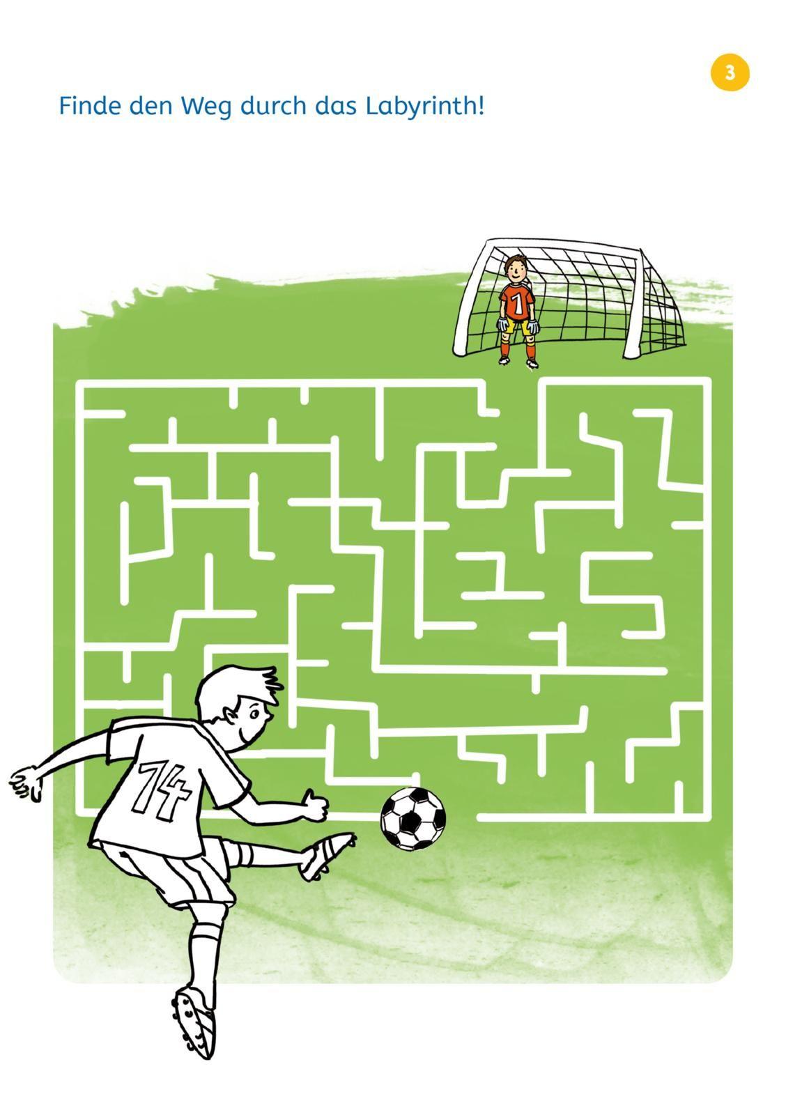 Beispielinhalt (Bild) Mein supercooler Fußballblock