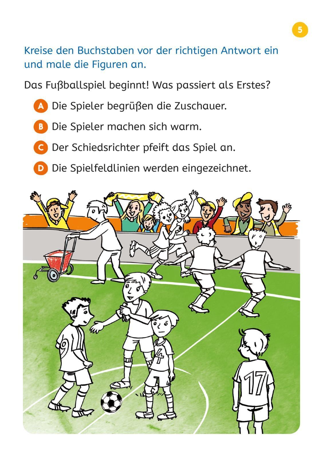 Beispielinhalt (Bild) Mein supercooler Fußballblock