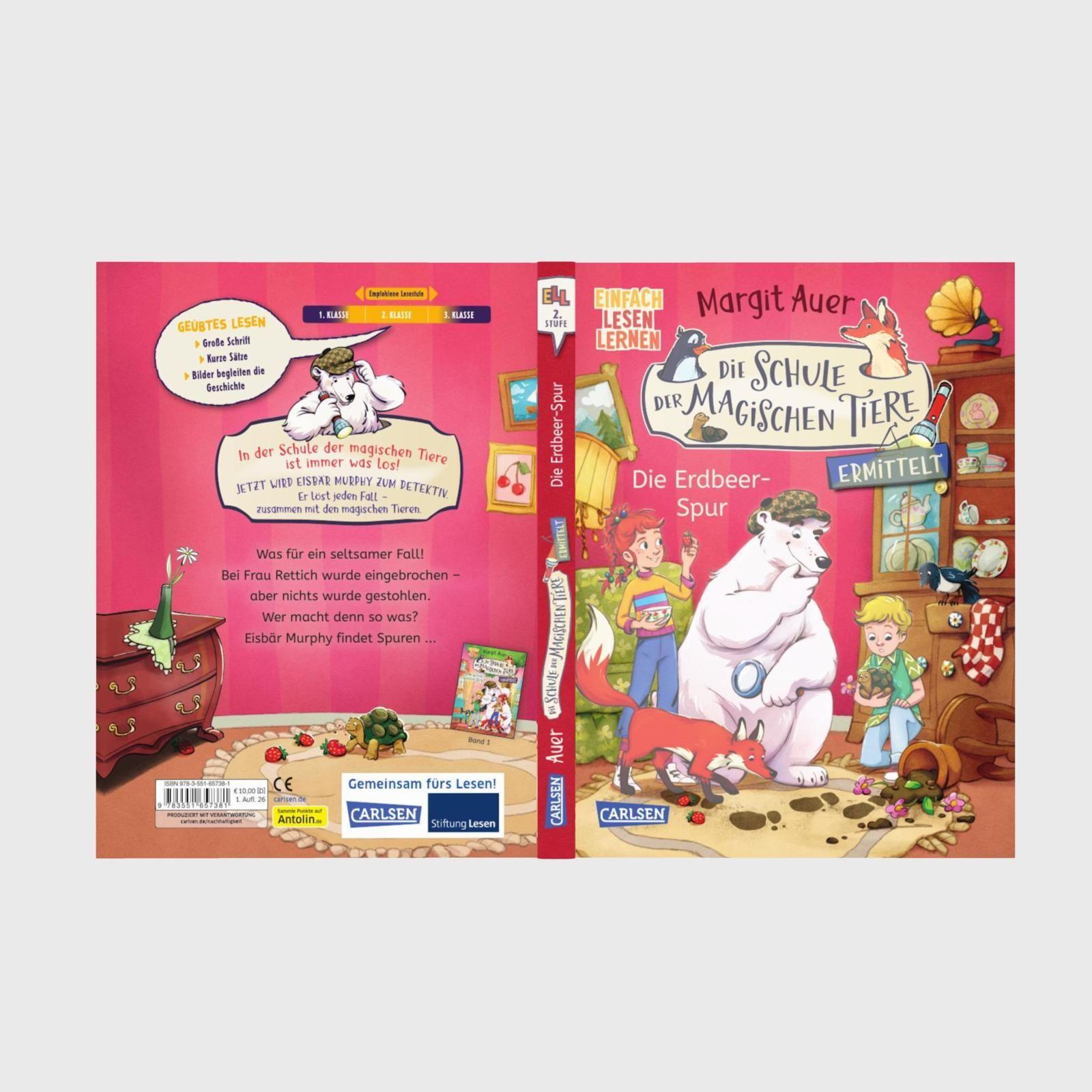 Beispielinhalt (Bild) Die Schule der magischen Tiere ermittelt Neuausgabe 8: Die Erdbeer-Spur