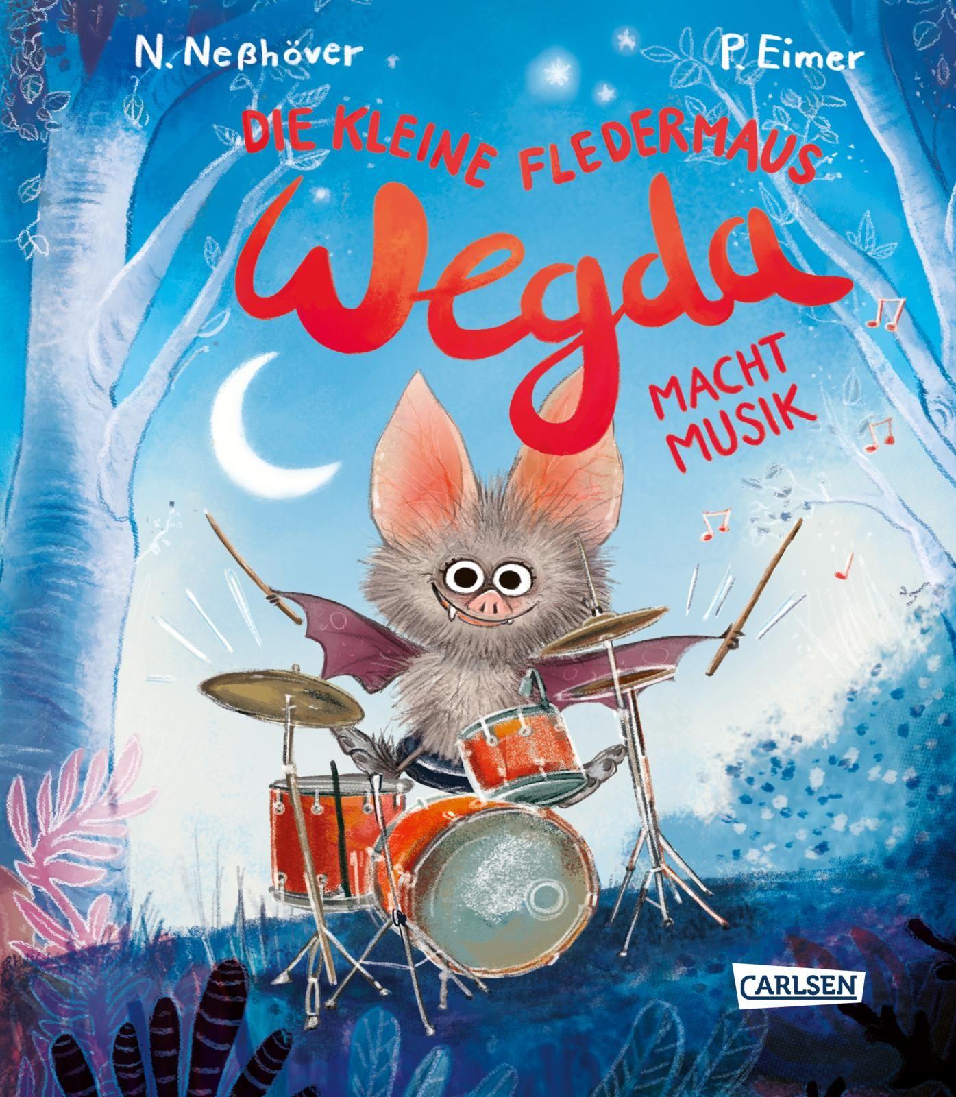 Vorderes Coverbild Die kleine Fledermaus Wegda: Wegda macht Musik