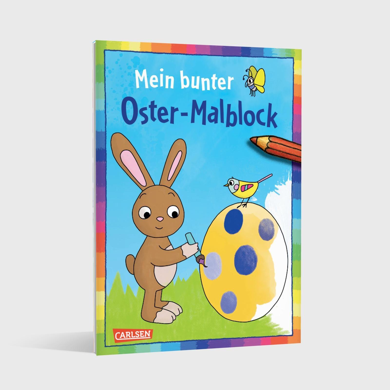 Beispielinhalt (Bild) Mein bunter Oster-Malblock