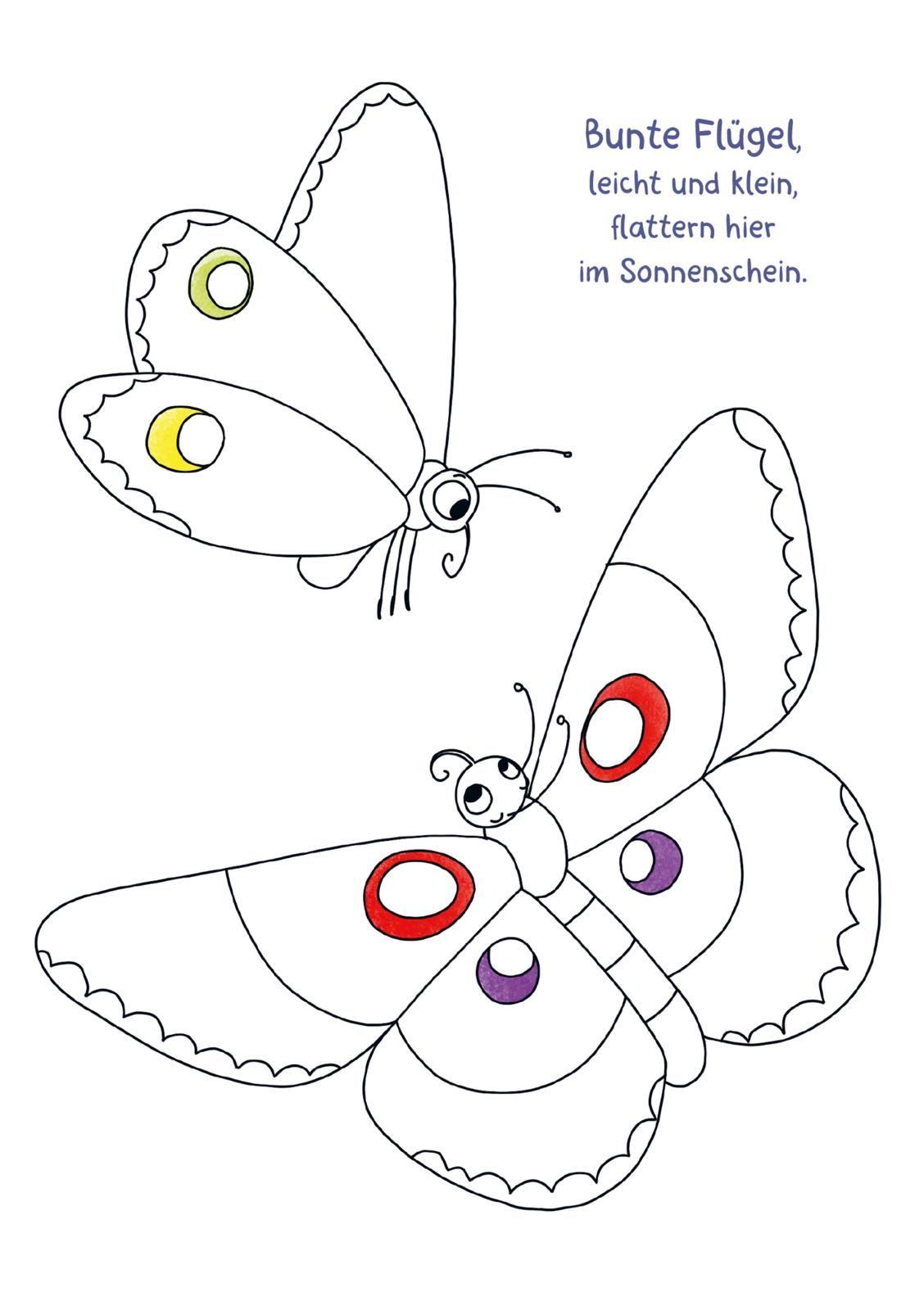 Beispielinhalt (Bild) Mein bunter Oster-Malblock