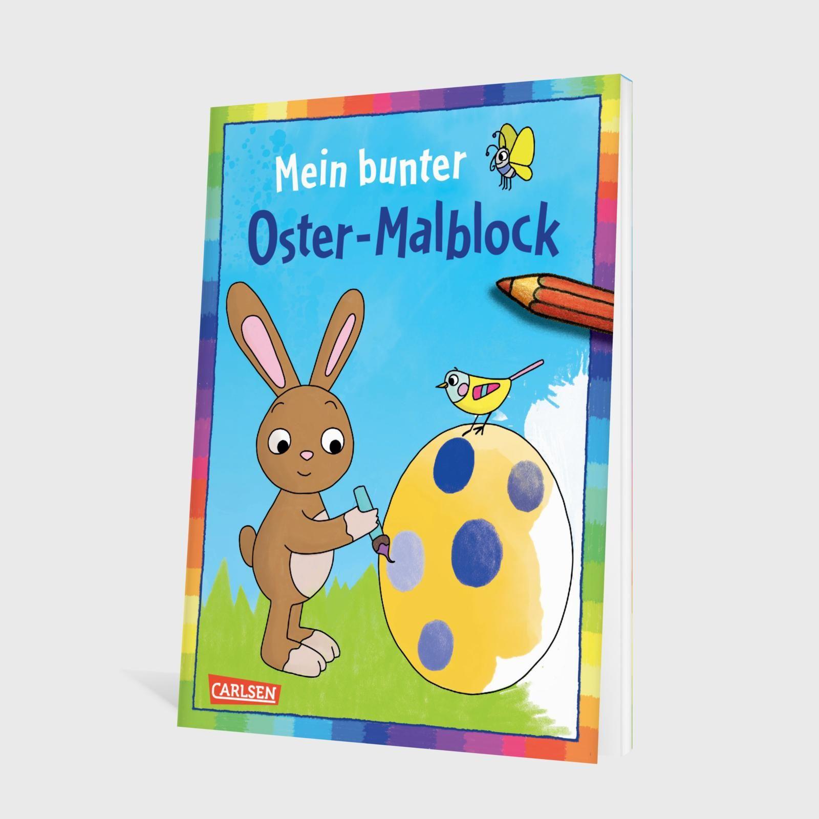 Beispielinhalt (Bild) Mein bunter Oster-Malblock