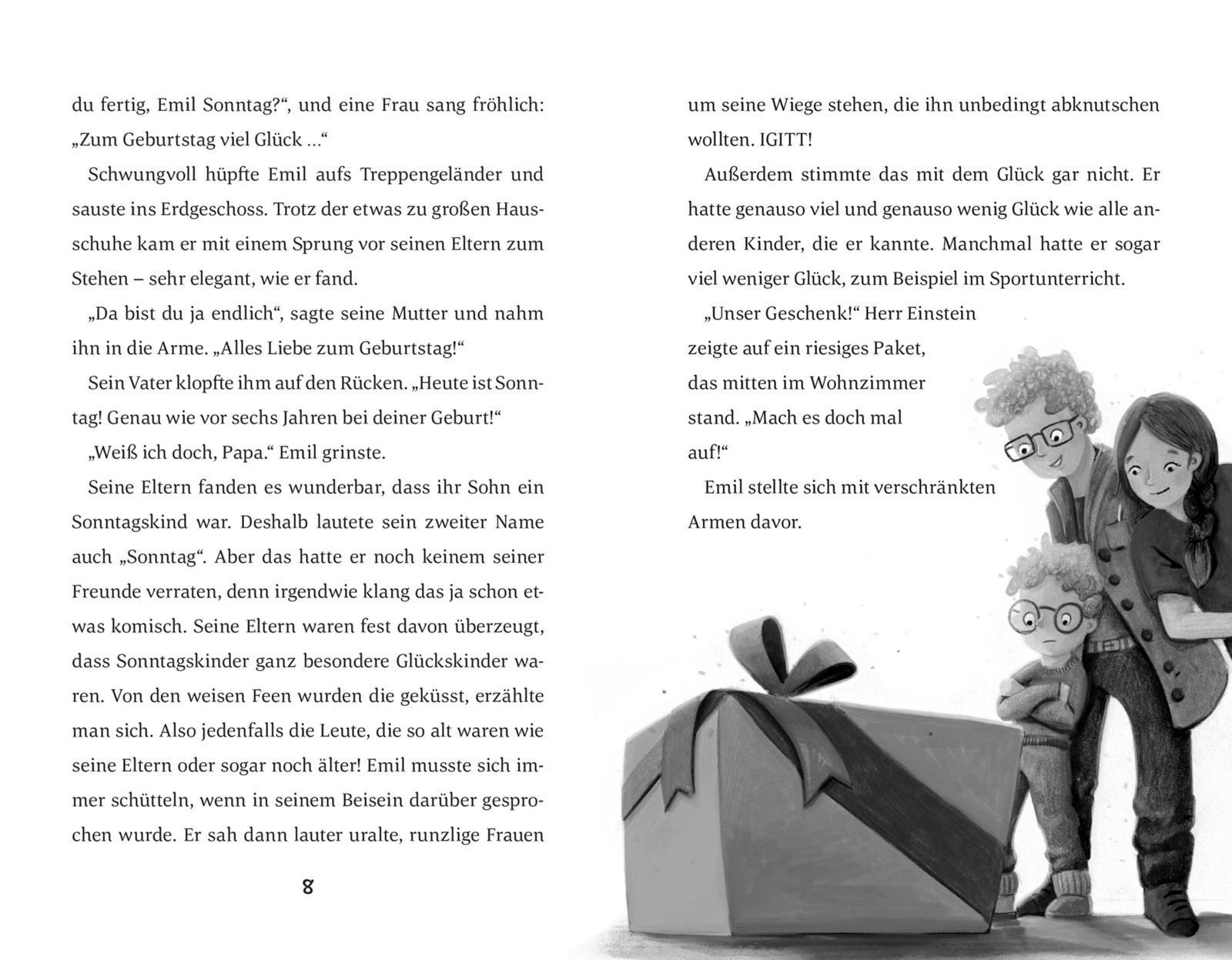 Beispielinhalt (Bild) Emil Einstein 1: Die streng geheime Tier-Quassel-Maschine