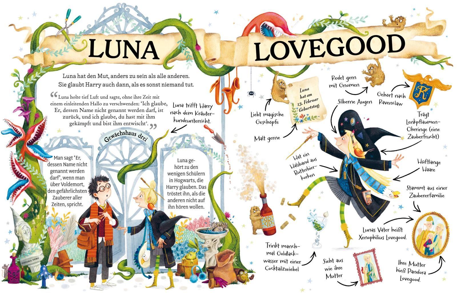 Beispielinhalt (Bild) Potter Guides: Luna Lovegood