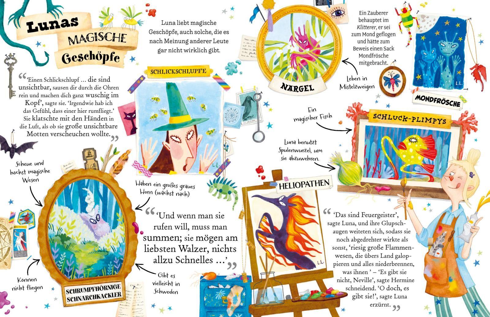 Beispielinhalt (Bild) Potter Guides: Luna Lovegood