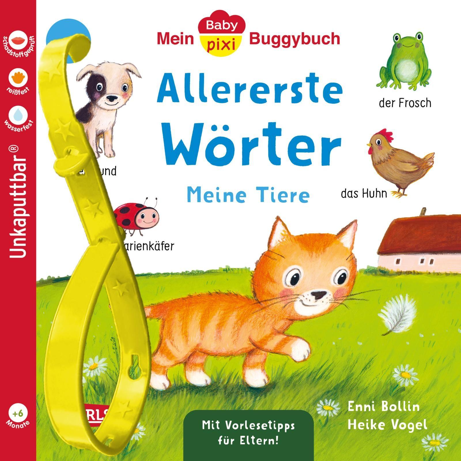 Vorderes Coverbild Baby Pixi (unkaputtbar) 179: Mein Baby-Pixi-Buggybuch: Allererste Wörter: Meine Tiere
