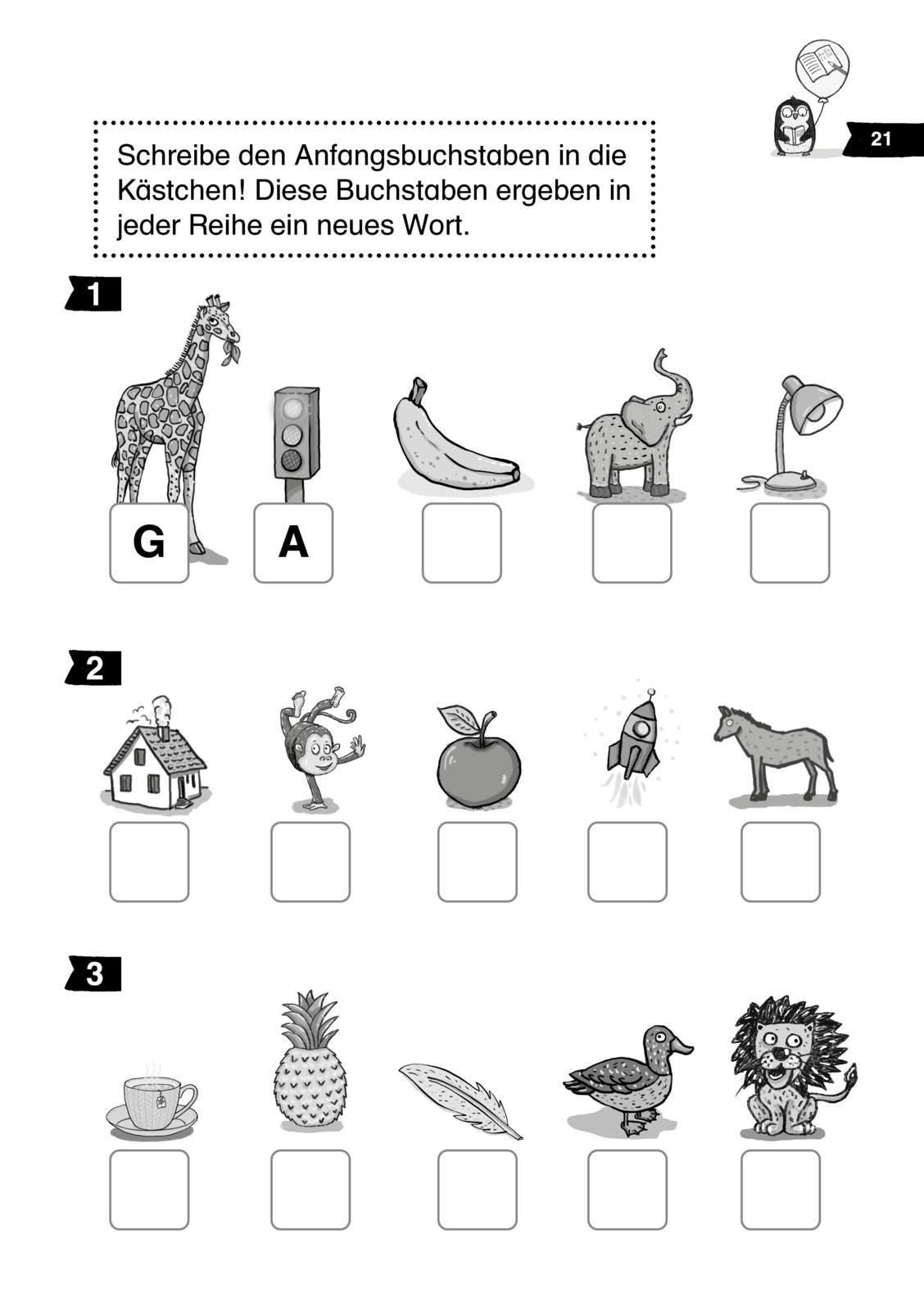 Beispielinhalt (Bild) Mein superlustiger Schüler-Rätselblock