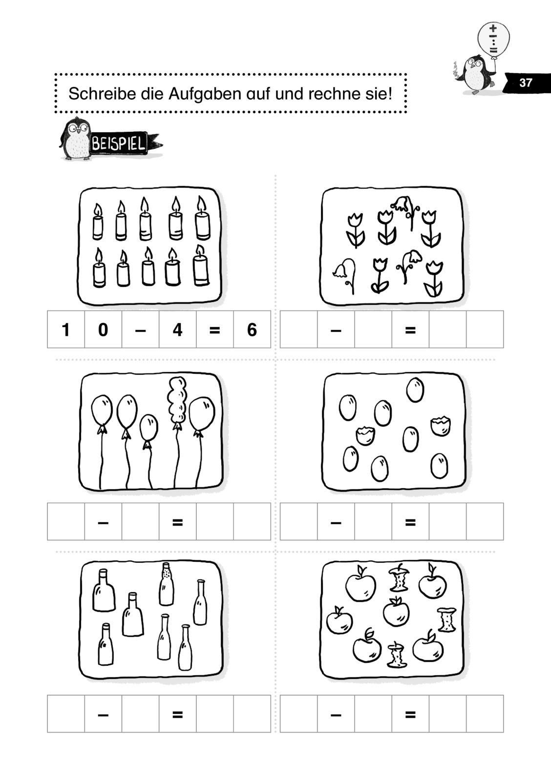 Beispielinhalt (Bild) Mein superlustiger Schüler-Rätselblock