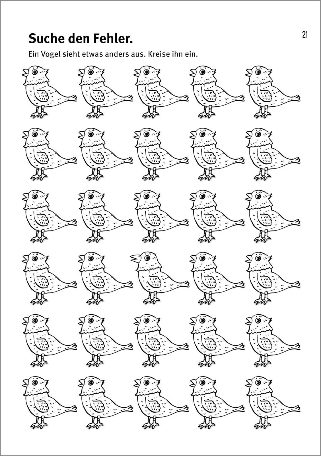 Beispielinhalt (Bild) Rätselspaß Grundschule: Mein dicker Spaß- und Rätselblock