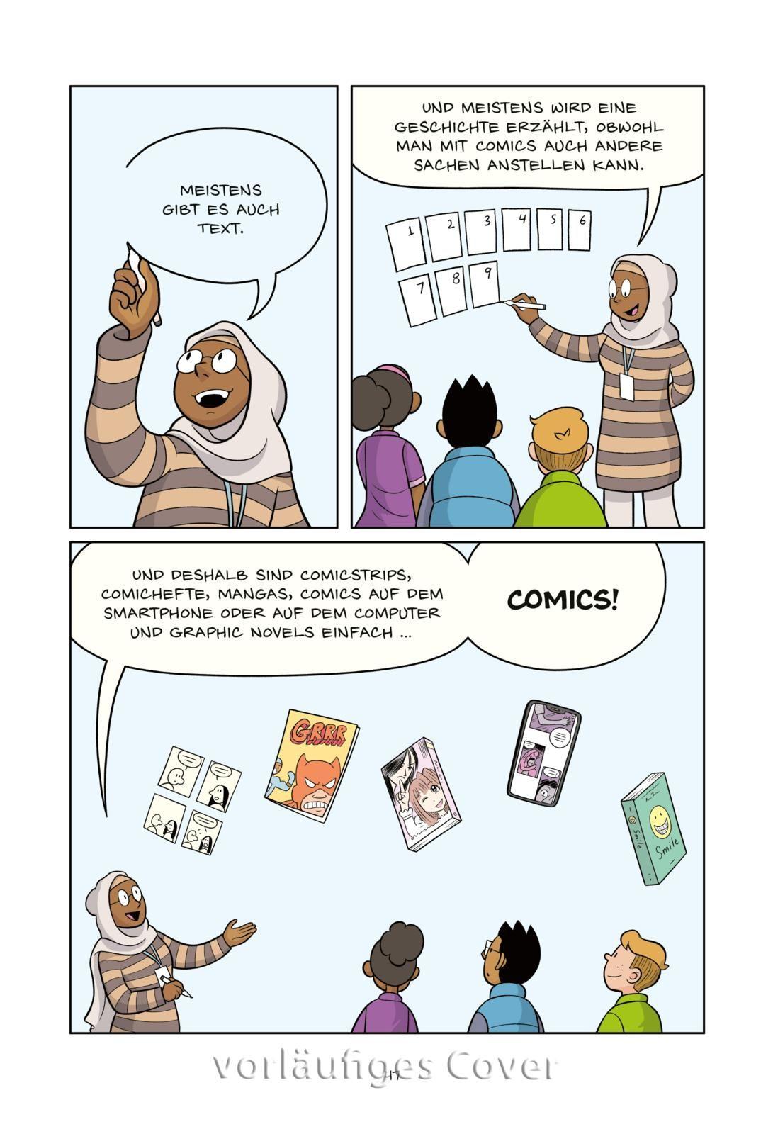 Beispielinhalt (Bild) Der Comic-Club