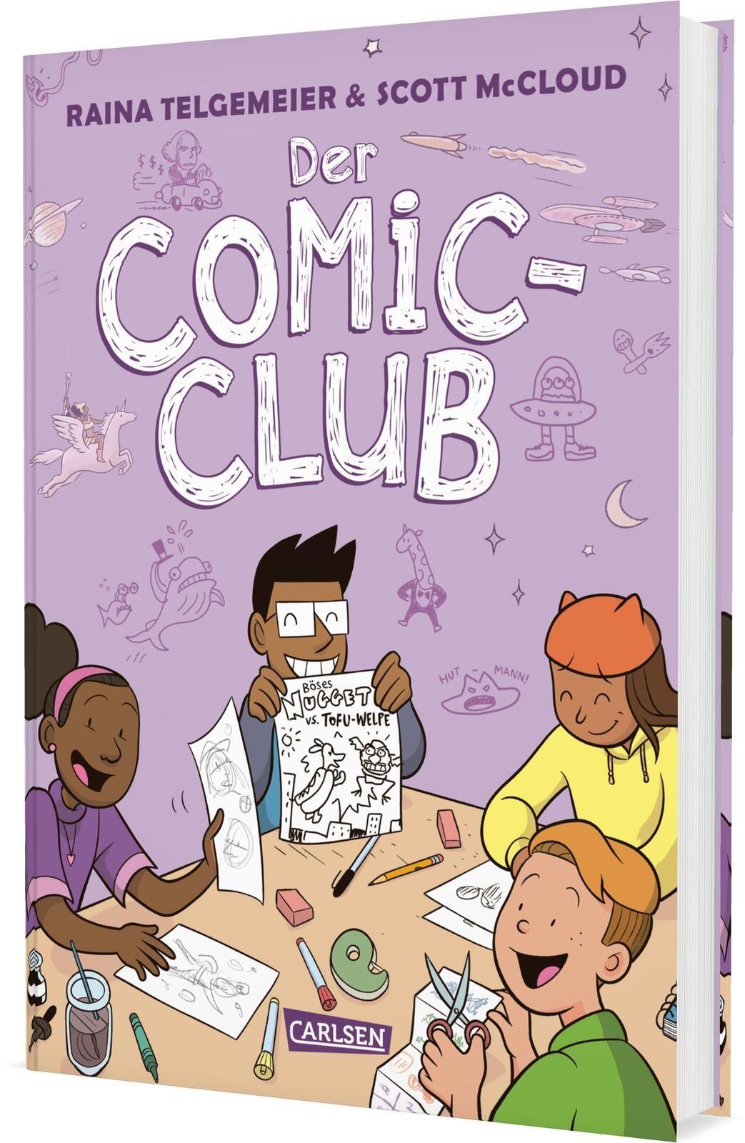Vorderes Coverbild Der Comic-Club