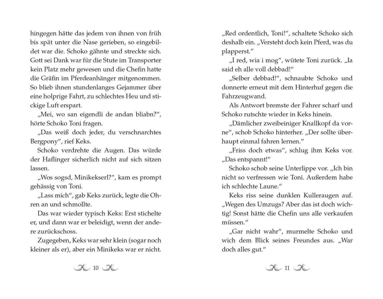 Beispielinhalt (Bild) Die Haferhorde 1: Flausen im Schopf