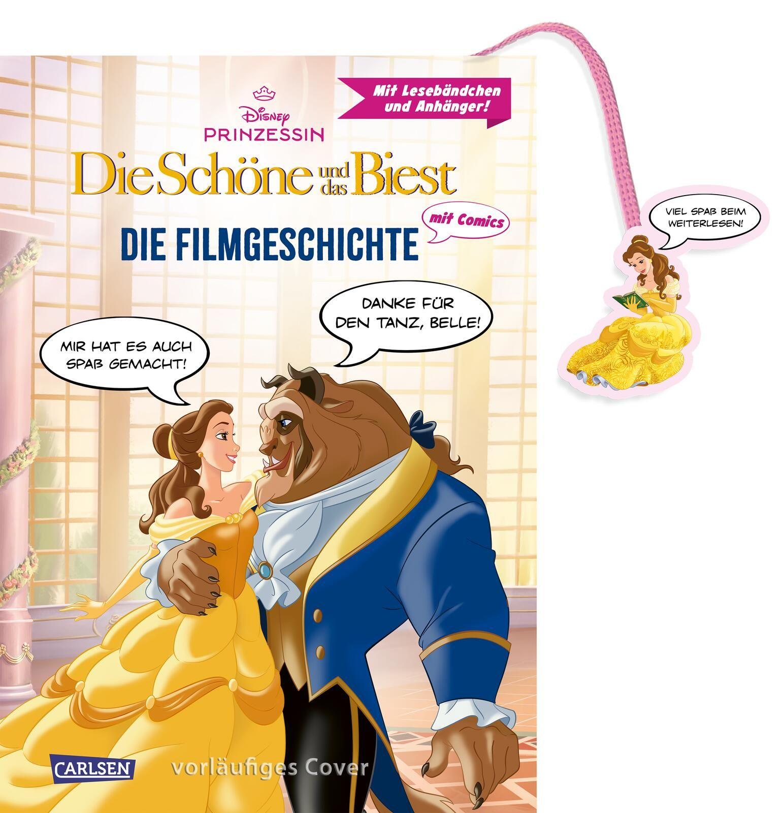 Vorderes Coverbild Disney: Die Schöne und das Biest  - Die Filmgeschichte mit Comics
