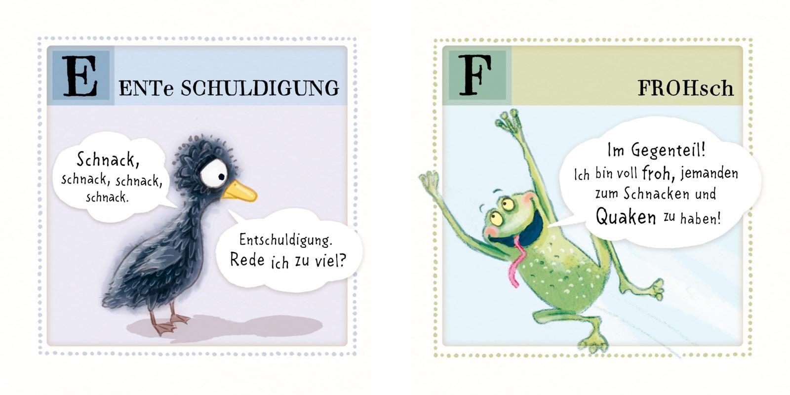 Beispielinhalt (Bild) Das NEINhorn-ABC