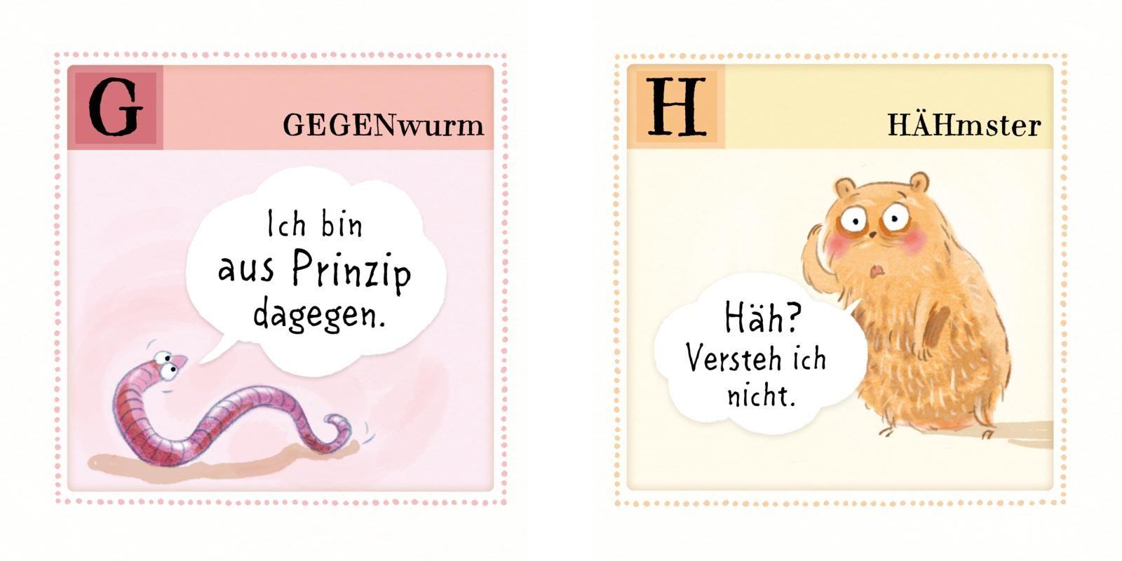 Beispielinhalt (Bild) Das NEINhorn-ABC