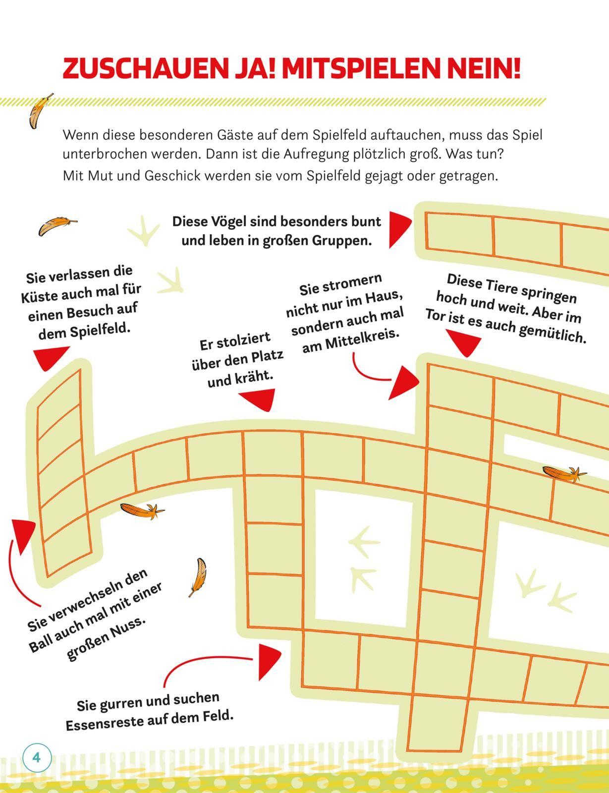 Beispielinhalt (Bild) Fußball Academy: Das große Fußball-Rätselbuch