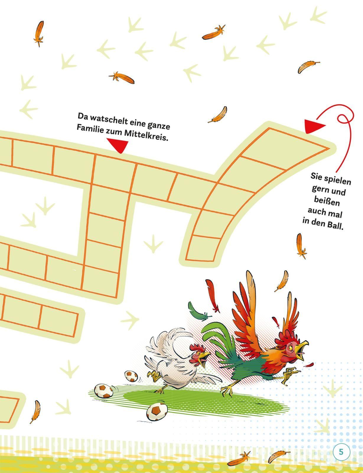 Beispielinhalt (Bild) Fußball Academy: Das große Fußball-Rätselbuch