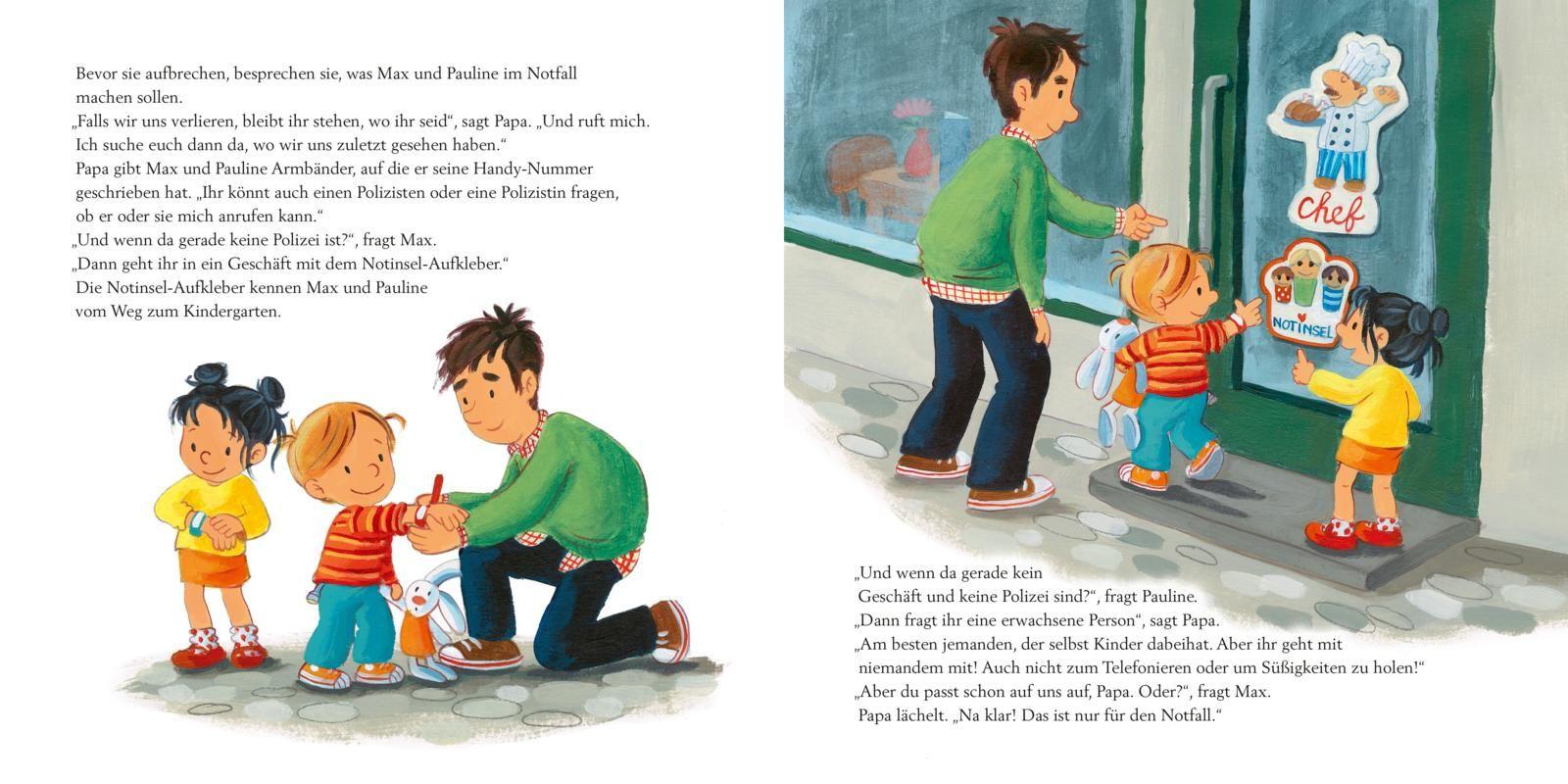 Beispielinhalt (Bild) LESEMAUS 19: Max geht fast verloren