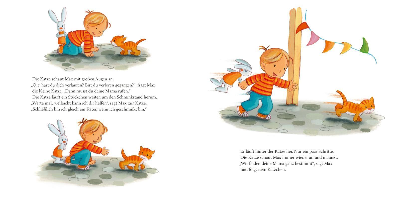 Beispielinhalt (Bild) LESEMAUS 19: Max geht fast verloren