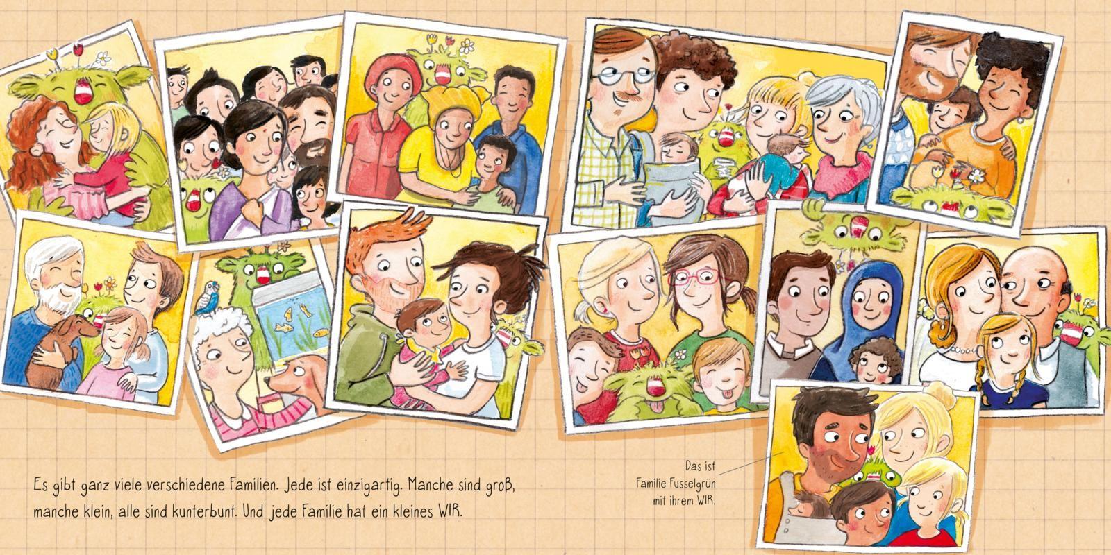 Beispielinhalt (Bild) LESEMAUS 200: Das kleine WIR zu Hause