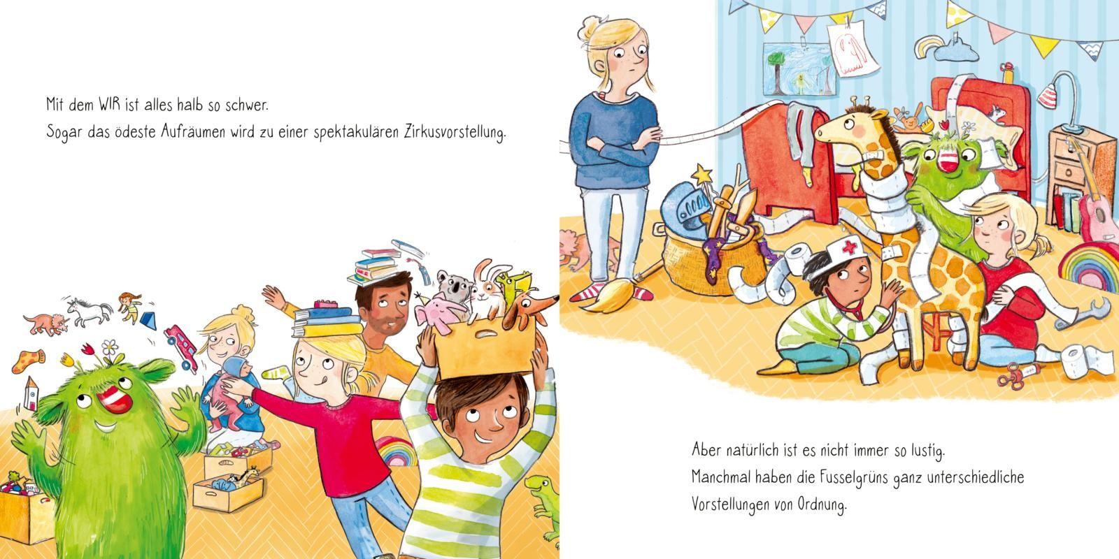 Beispielinhalt (Bild) LESEMAUS 200: Das kleine WIR zu Hause