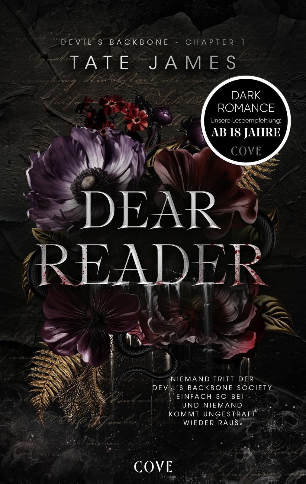 Vorderes Coverbild Dear Reader (Devil's Backbone Society 1)