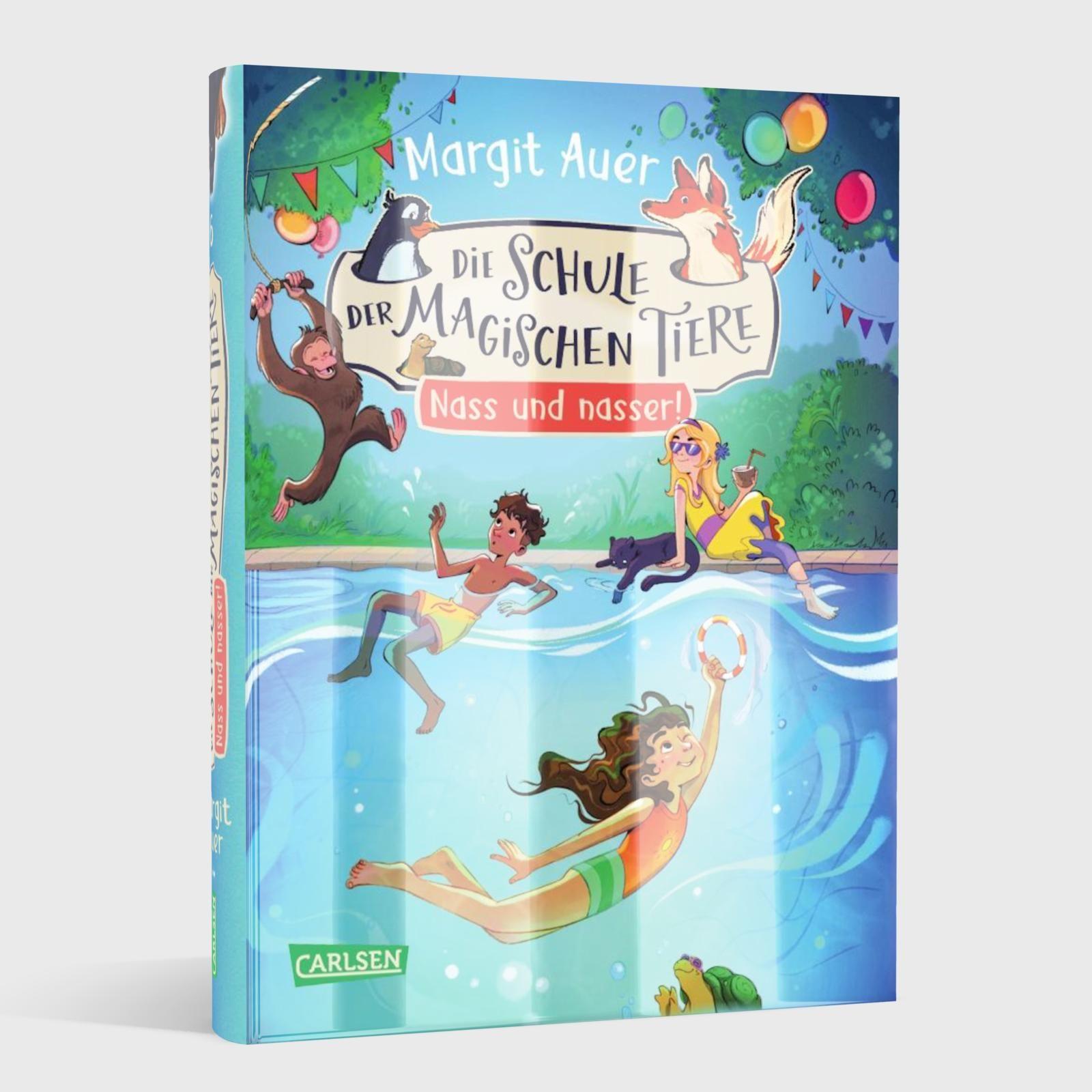 Beispielinhalt (Bild) Die Schule der magischen Tiere Neuausgabe 6: Nass und nasser!