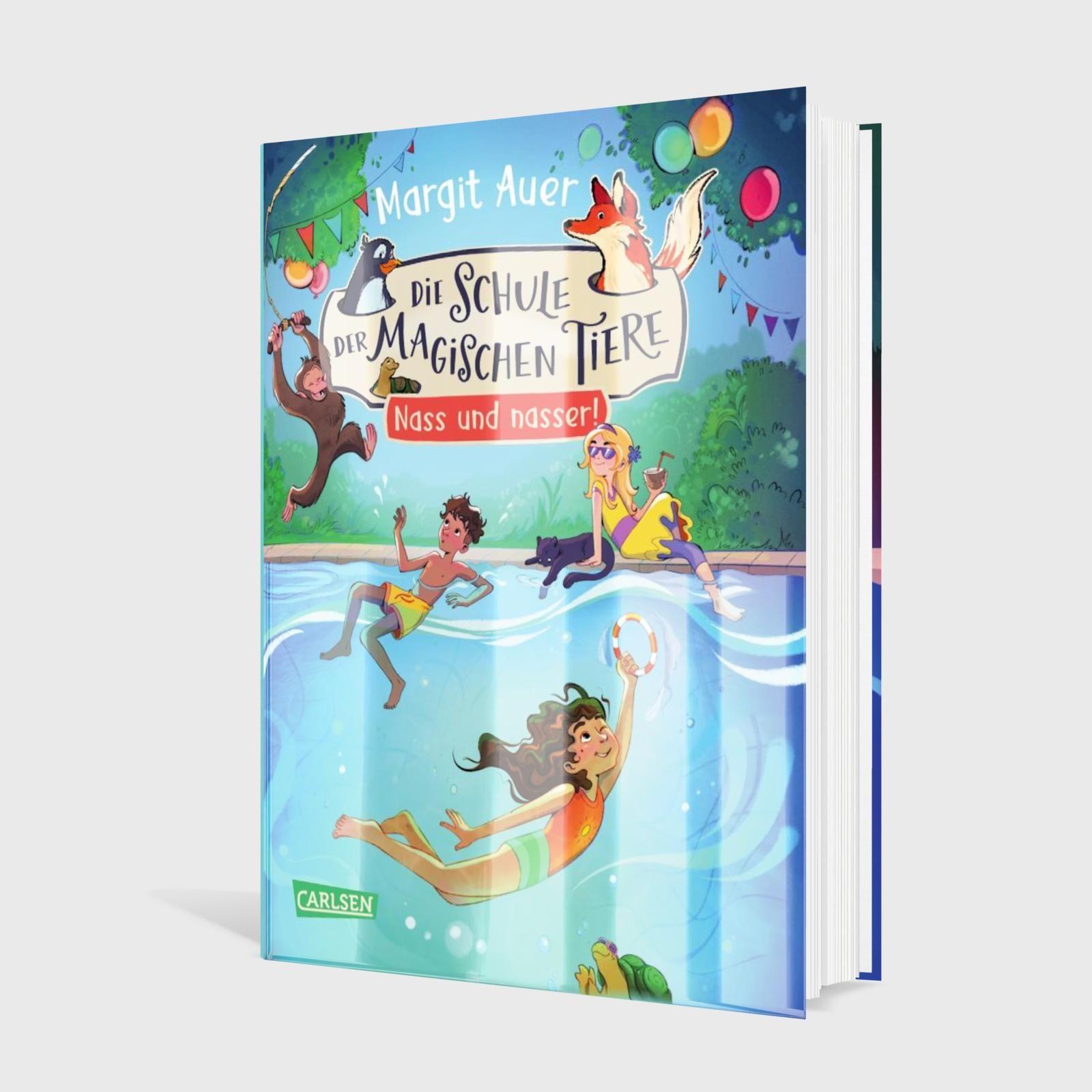 Beispielinhalt (Bild) Die Schule der magischen Tiere Neuausgabe 6: Nass und nasser!