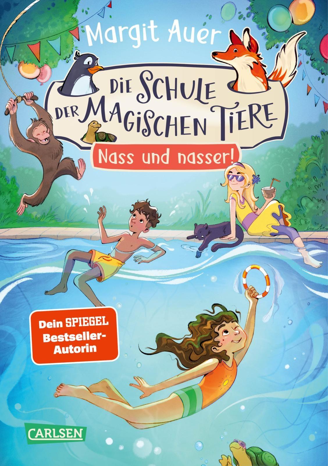 Vorderes Coverbild Die Schule der magischen Tiere Neuausgabe 6: Nass und nasser!