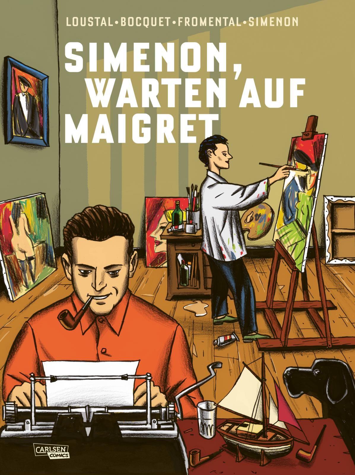 Vorderes Coverbild Simenon, Warten auf Maigret