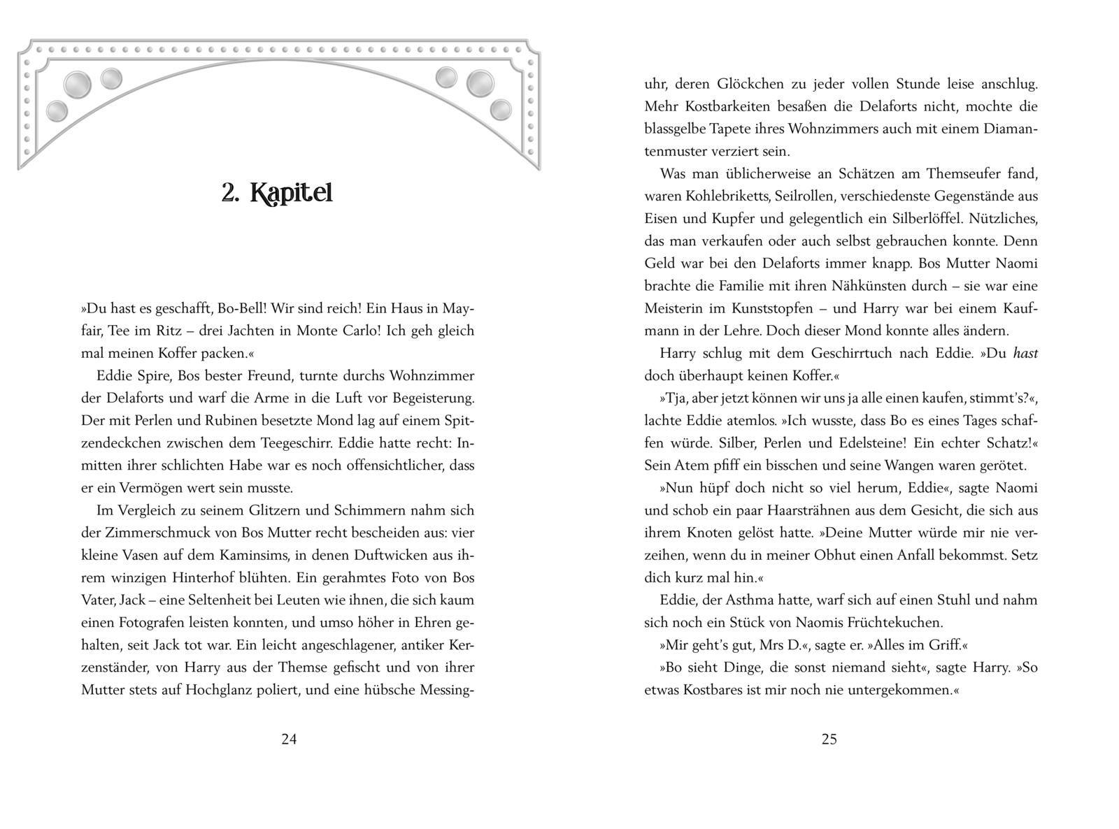 Beispielinhalt (Bild) Die Jagd nach den magischen Münzen