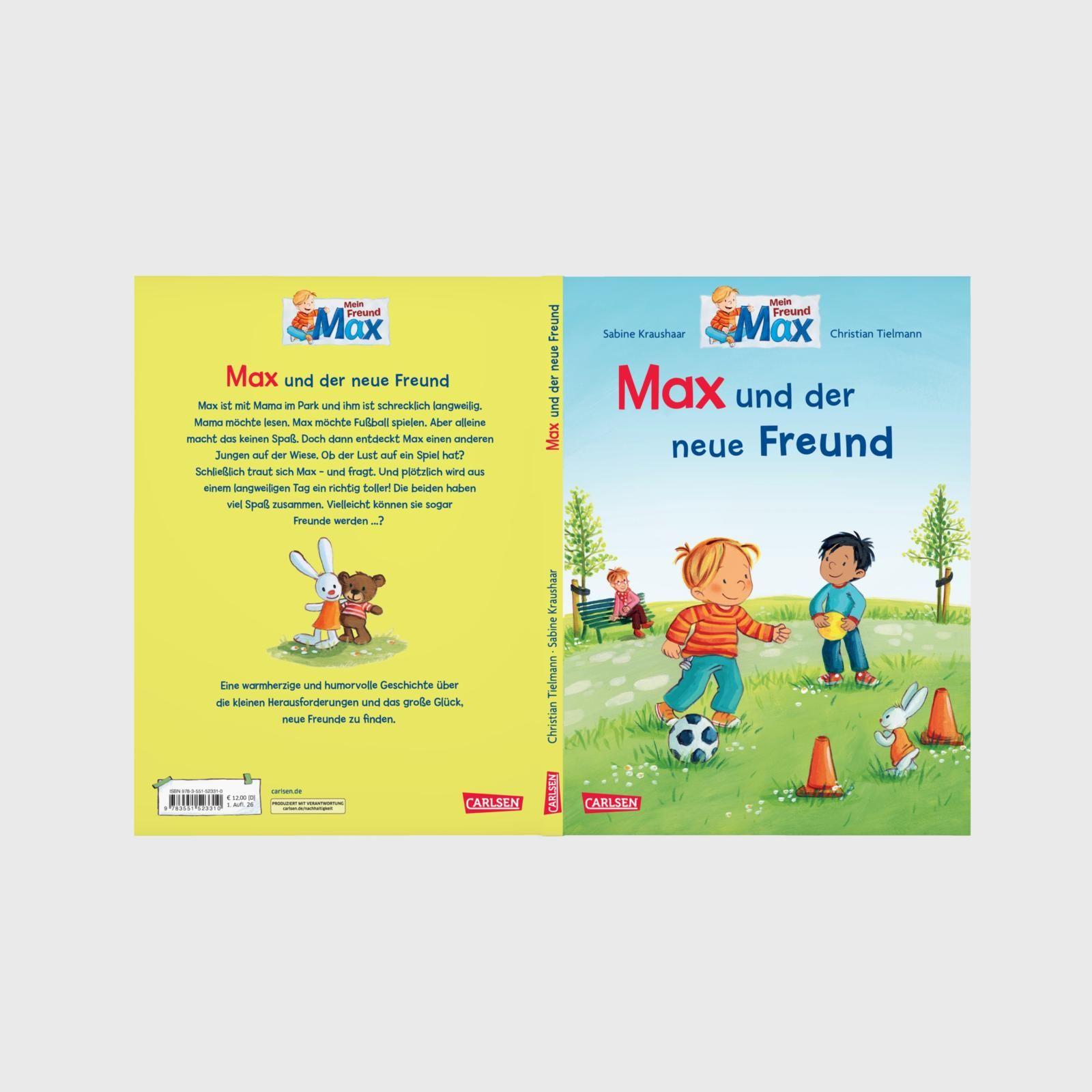 Beispielinhalt (Bild) Max-Bilderbücher: Max und der neue Freund