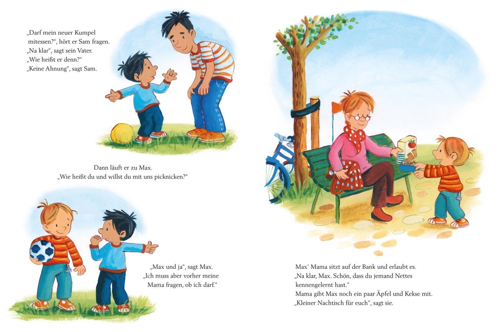 Beispielinhalt (Bild) Max-Bilderbücher: Max und der neue Freund