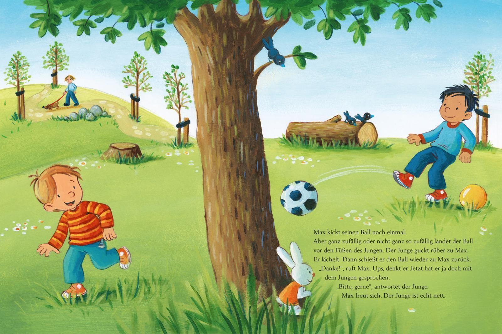 Beispielinhalt (Bild) Max-Bilderbücher: Max und der neue Freund