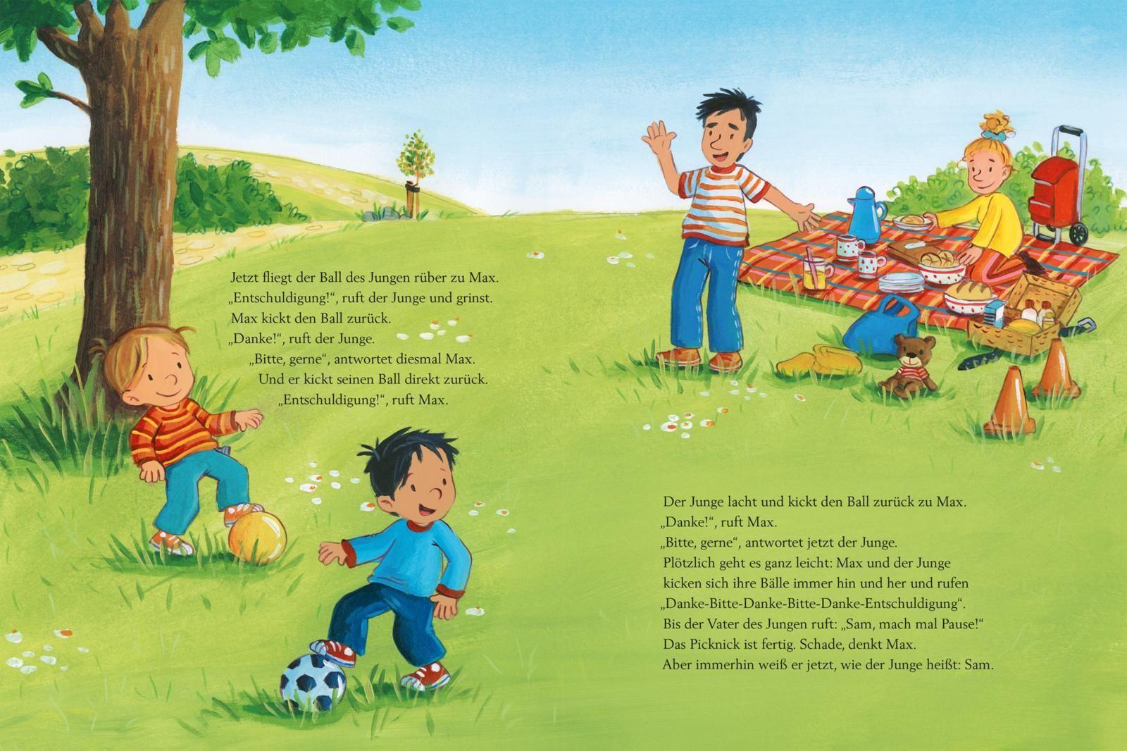 Beispielinhalt (Bild) Max-Bilderbücher: Max und der neue Freund