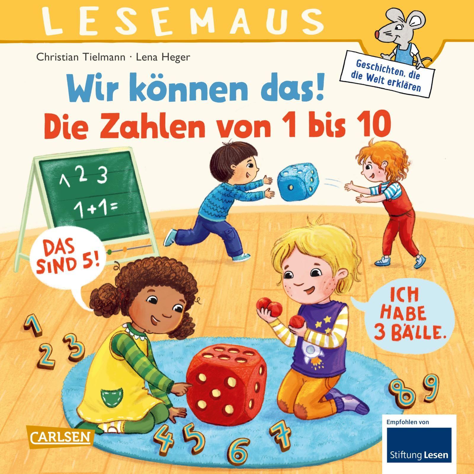 Vorderes Coverbild LESEMAUS 126: Wir können das! Die Zahlen von 1 bis 10