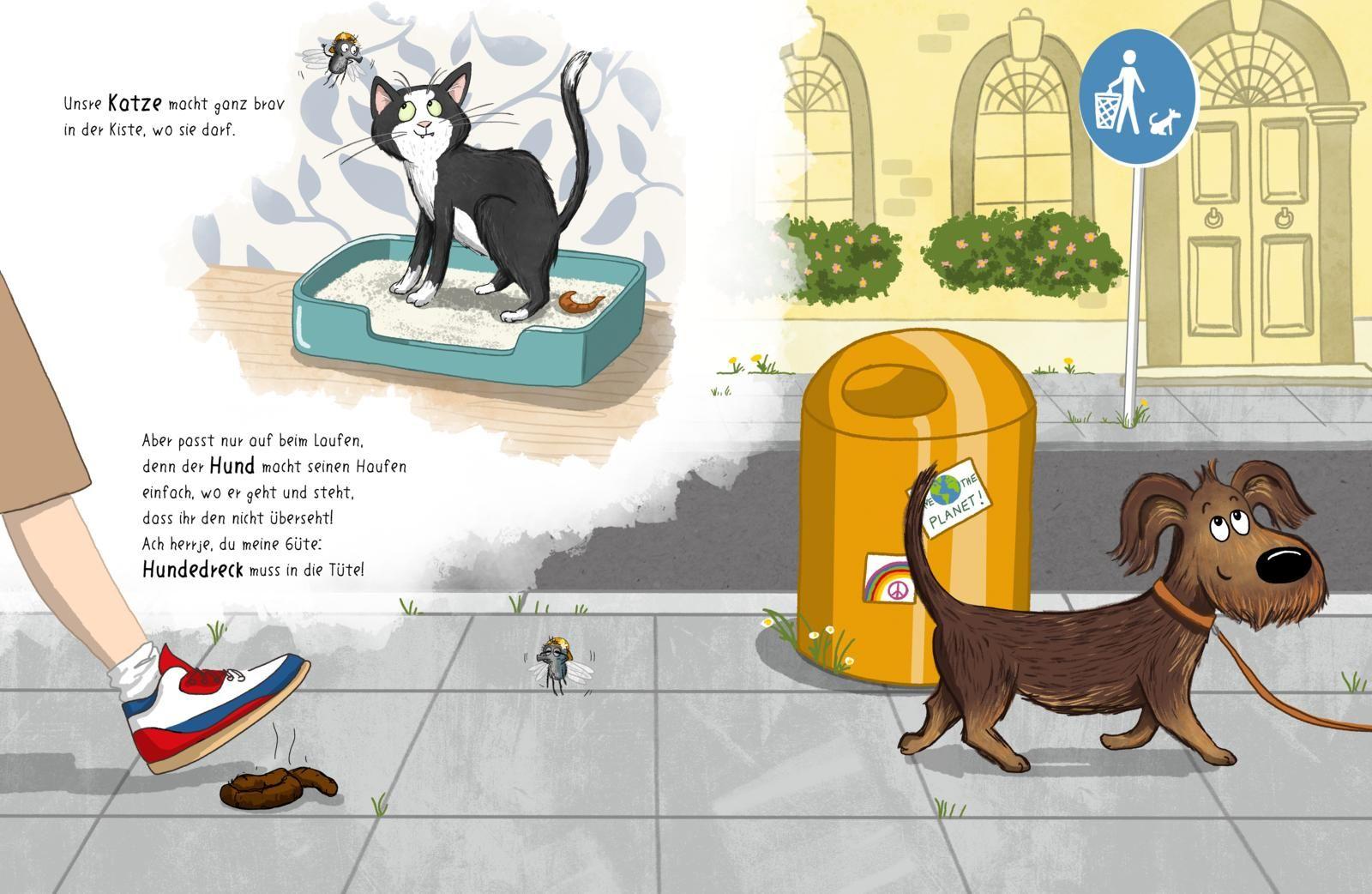 Beispielinhalt (Bild) Gehen Tiere auch aufs Klo?