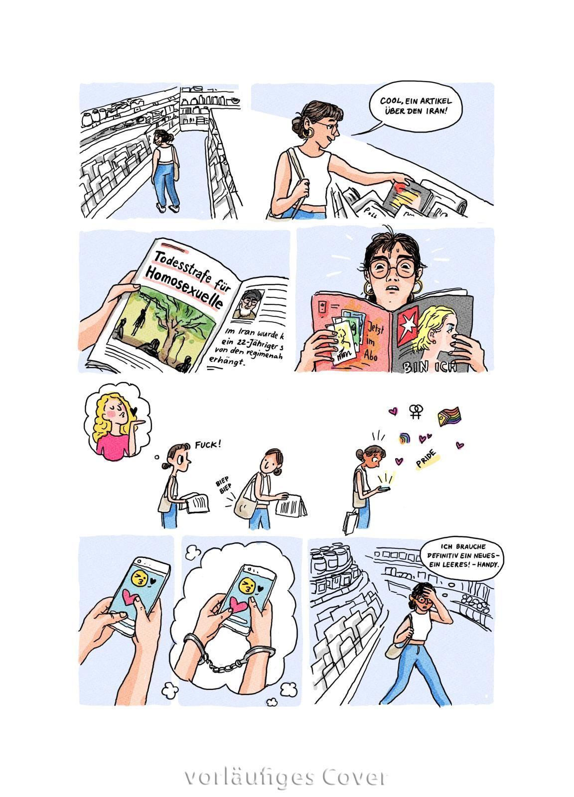 Beispielinhalt (Bild) Wind in meinem Kopftuch