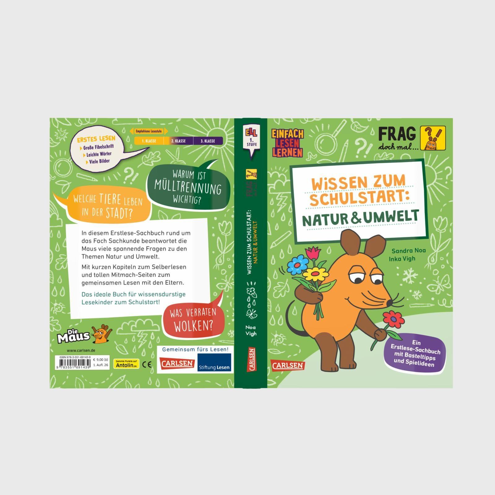 Beispielinhalt (Bild) Frag doch mal ... die Maus: Wissen zum Schulstart: Natur und Umwelt