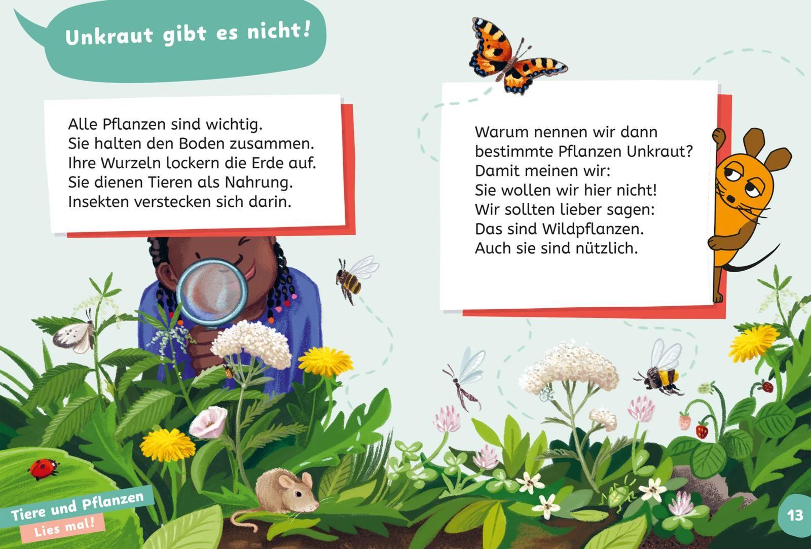 Beispielinhalt (Bild) Frag doch mal ... die Maus: Wissen zum Schulstart: Natur und Umwelt