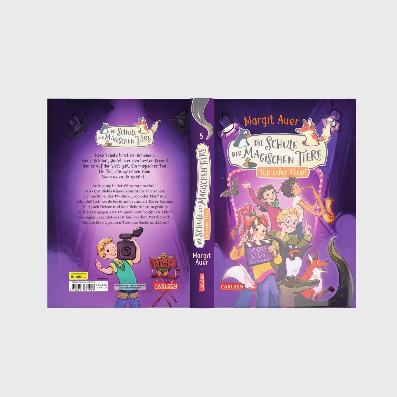 Beispielinhalt (Bild) Die Schule der magischen Tiere Neuausgabe 5: Top oder Flop!
