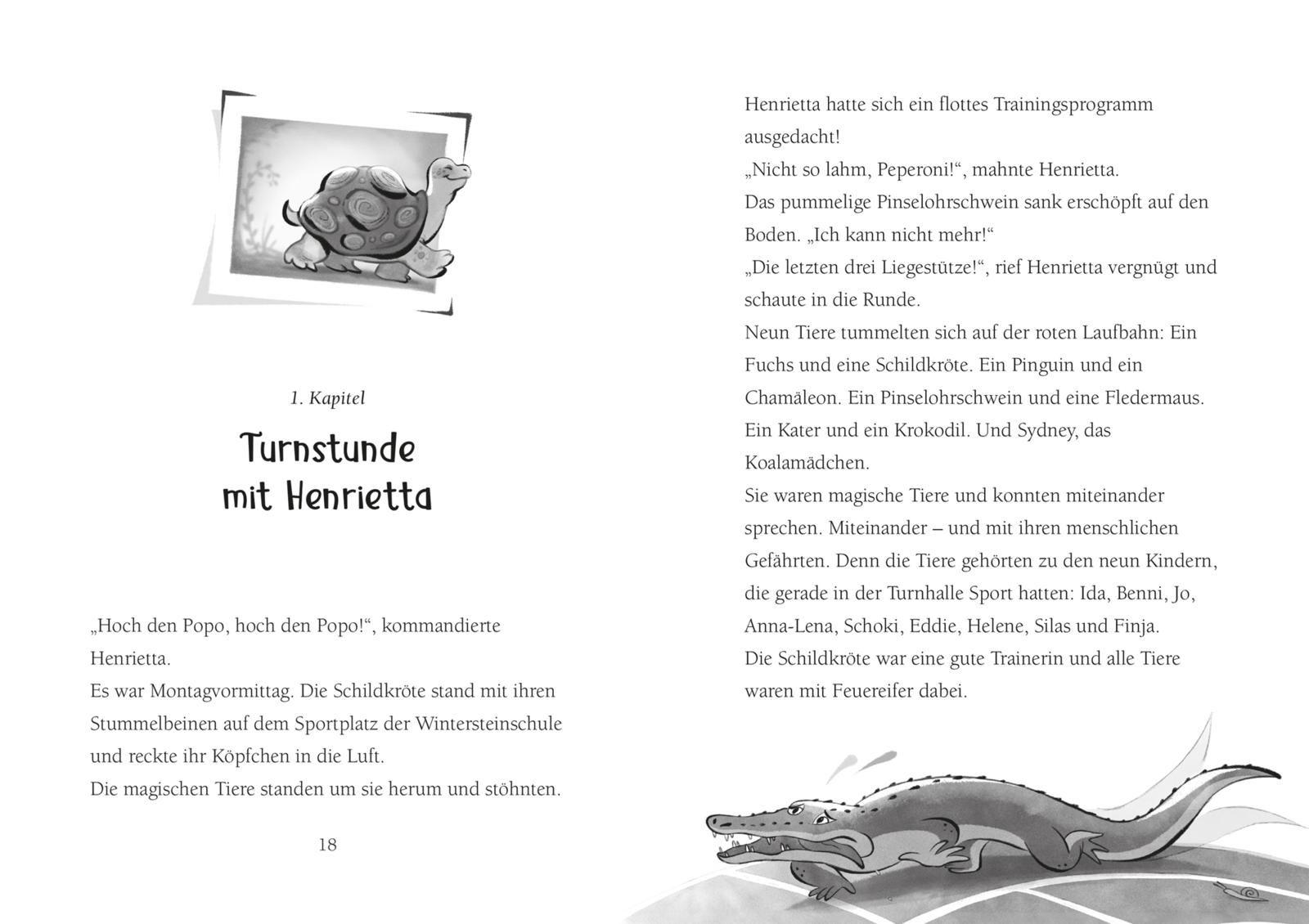 Beispielinhalt (Bild) Die Schule der magischen Tiere Neuausgabe 5: Top oder Flop!