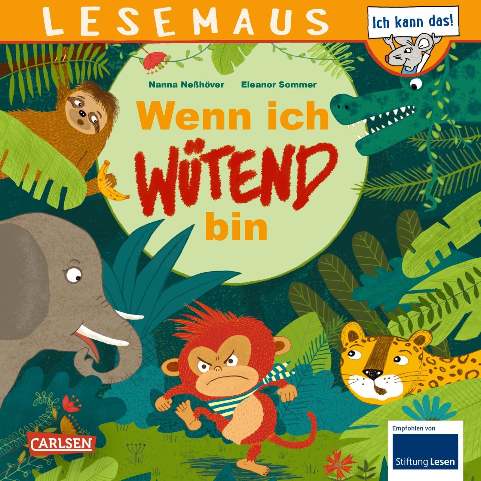Vorderes Coverbild LESEMAUS 201: Wenn ich wütend bin