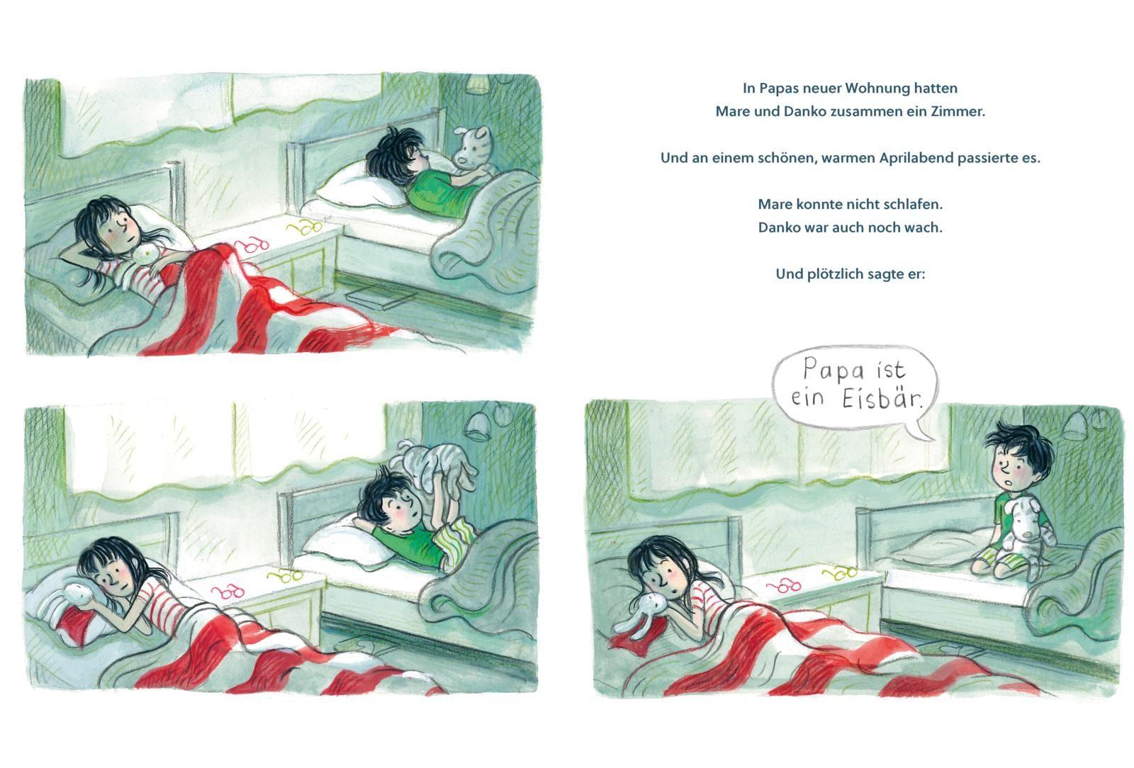 Beispielinhalt (Bild) Papa ist ein Eisbär