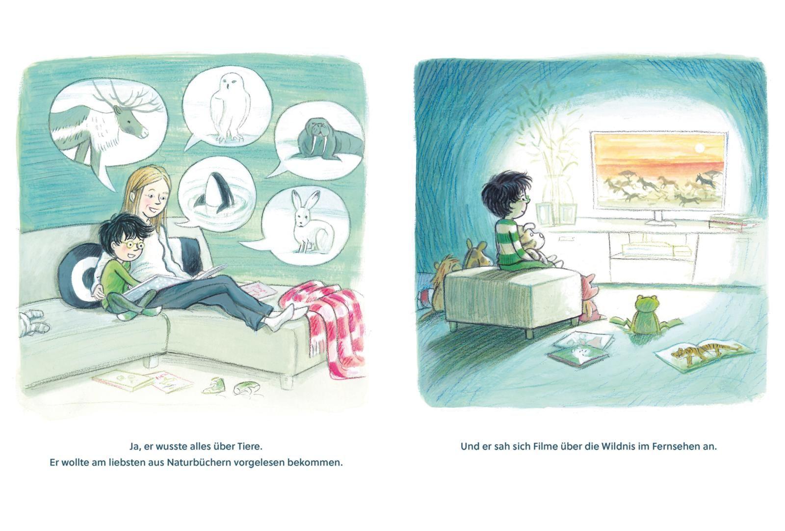 Beispielinhalt (Bild) Papa ist ein Eisbär